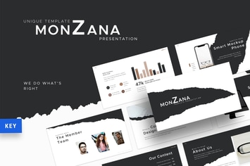 Monzana - Creative Keynote Template