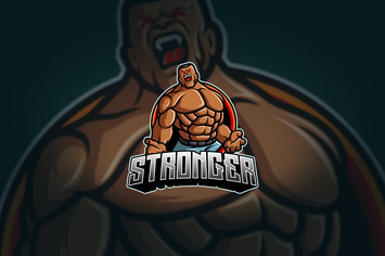 Stronger - Mascot & Esport Logo