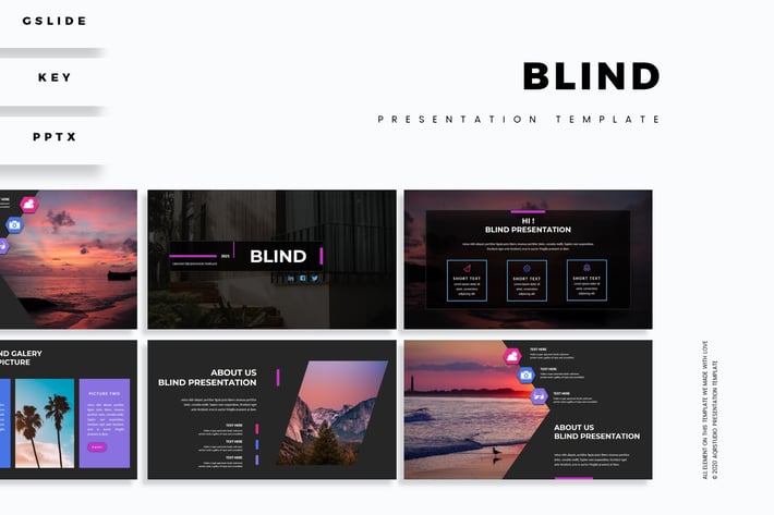 Blind - Presentation Template