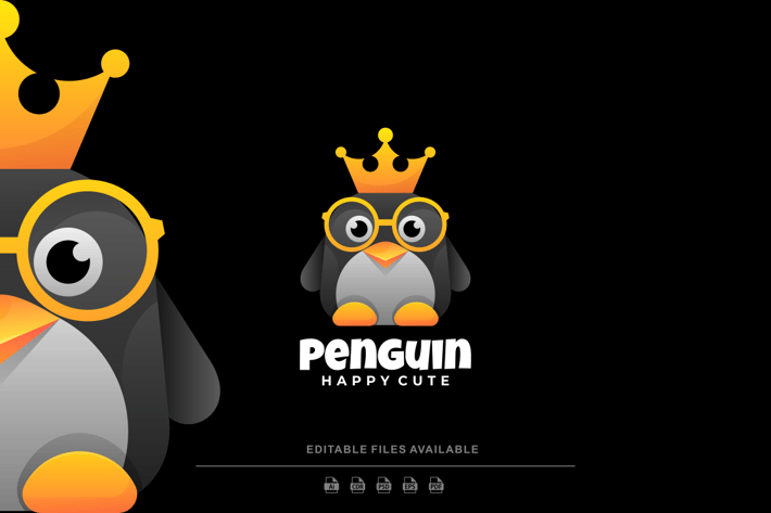 Penguin Gradient Logo