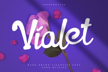 Violet - Bold Valentine Font