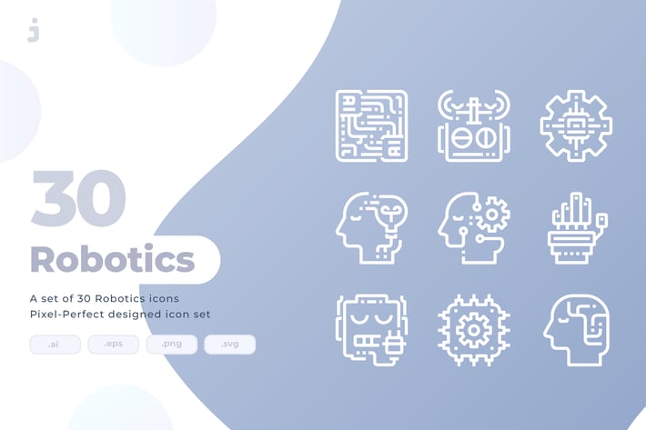 30 Robotics Icons