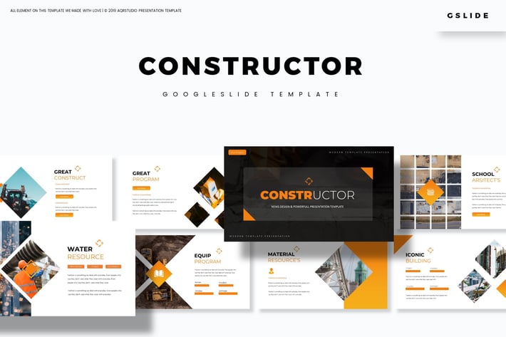 Constructor - Google Slide Template