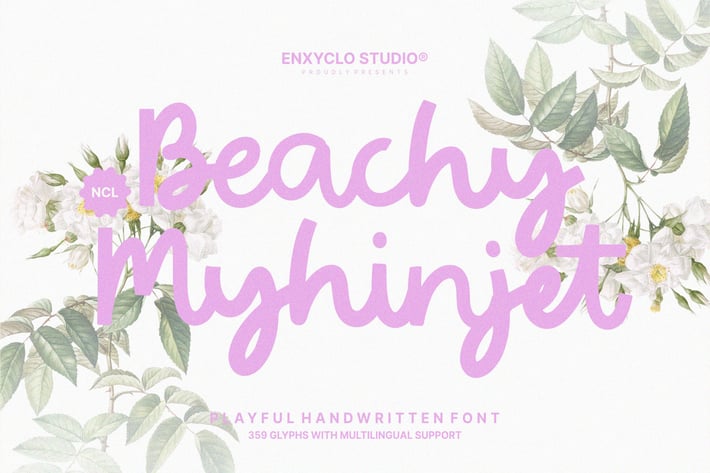 NCL Beachy Myhinjet - Playful Handwritten Font