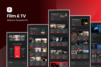 Film & TV Streaming Website Template