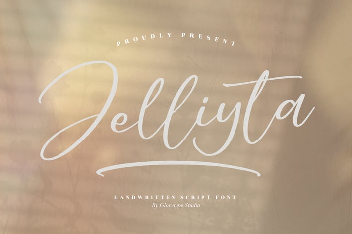 Jelliyta Handwritten Script Font