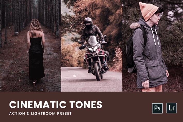 Cinematic Tone Photoshop Action & Lightrom Presets