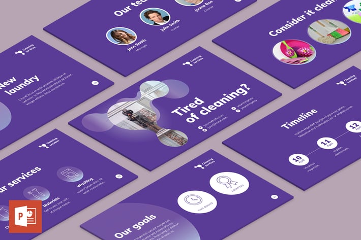 Cleaning Service PowerPoint Presentation Template