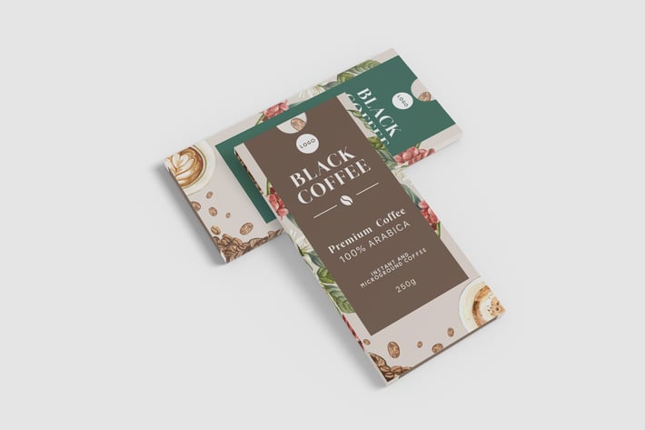 Chocolate Packaging Box Mockup Vol 1.4