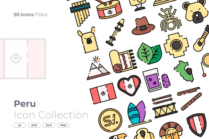 Peru Filled Icon