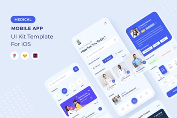 Medical & Health Tracker UI Kit for Mobile App
