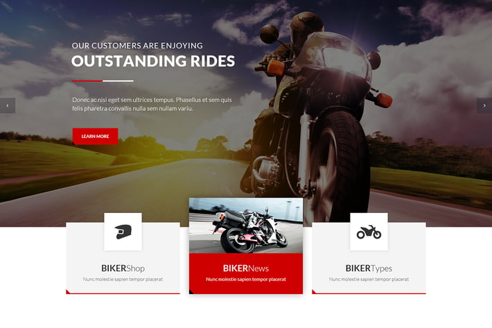 BikersClub - HTML Template