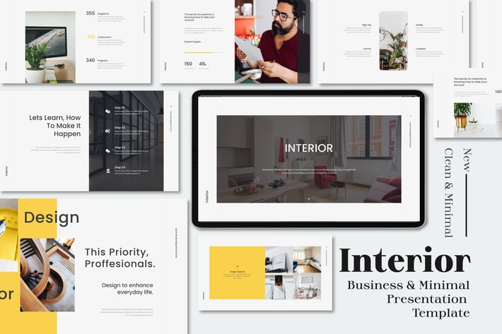 Interior Business & Minimal Powerpoint Template
