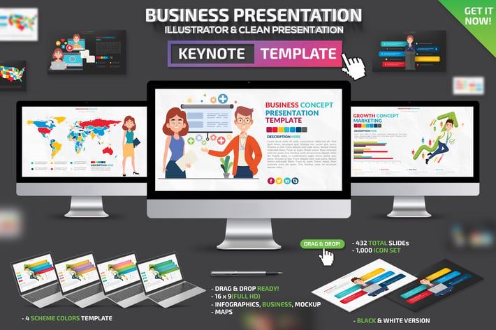 Business Infographics Keynote