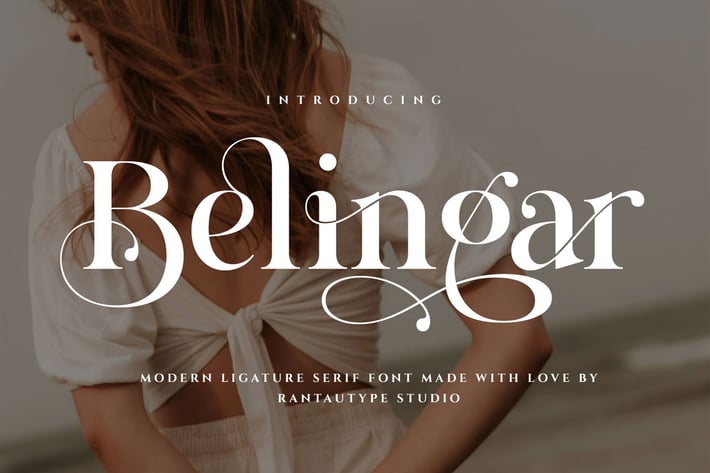 Belingar Modern Ligature Font