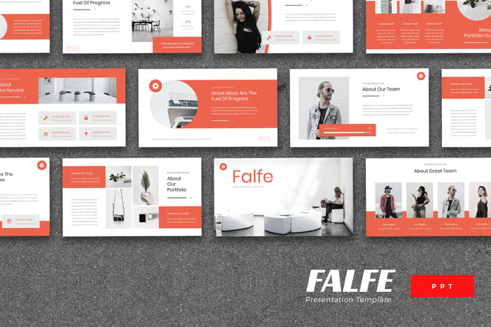 Falfe - Creative Agency Powerpoint Template