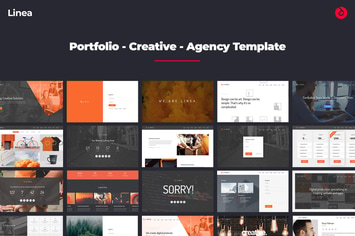 Portfolio, Creative, Agency, Multi-purpose - Linea