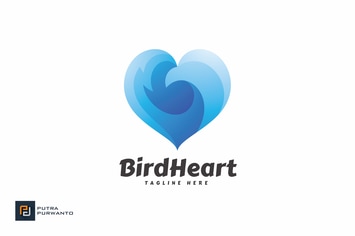 Bird Heart - Logo Template
