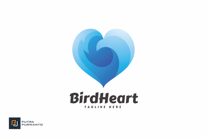 Bird Heart - Logo Template