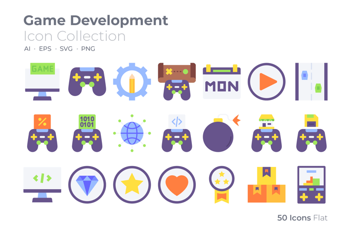 Game Development Color Icon