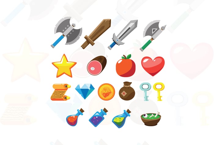 18 Items Application Game - Li