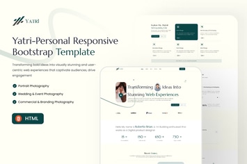 Yatri-Personal Responsive Bootstrap Template