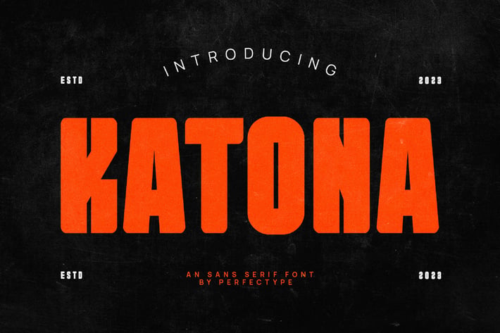 Katona Modern Futuristic Sans Serif Font