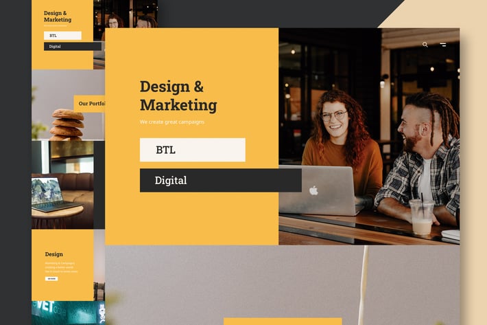 Marketing & Design Agency - Website