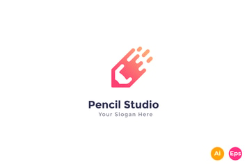 Pencil Studio Logo Template