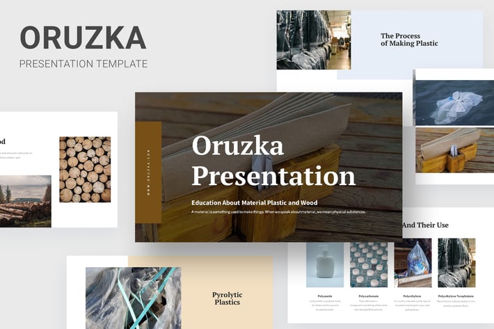 Oruzka - Plastic and Wood Education Keynote