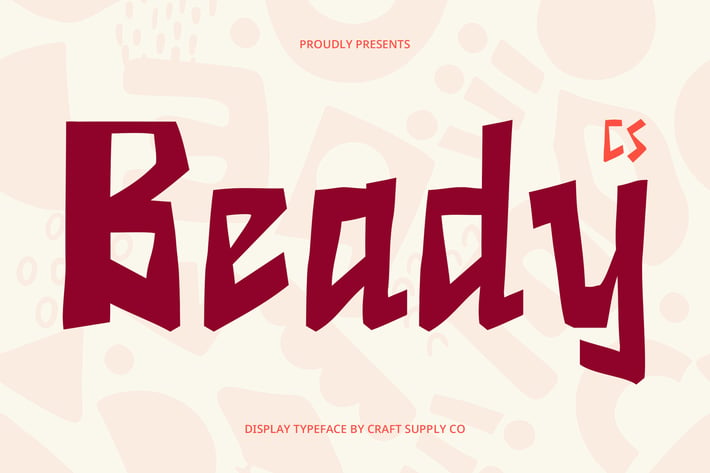 Beady – Ancient Greek Font