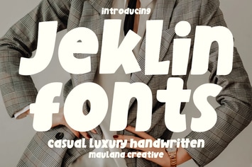 Jeklin Casual Luxury Font