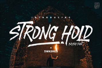 STRONGHOLD Brush font