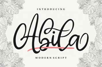 Abila | Modern Script 