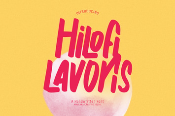 Hilofi Lavoris Handwritten Font