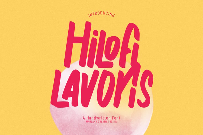 Hilofi Lavoris Handwritten Font