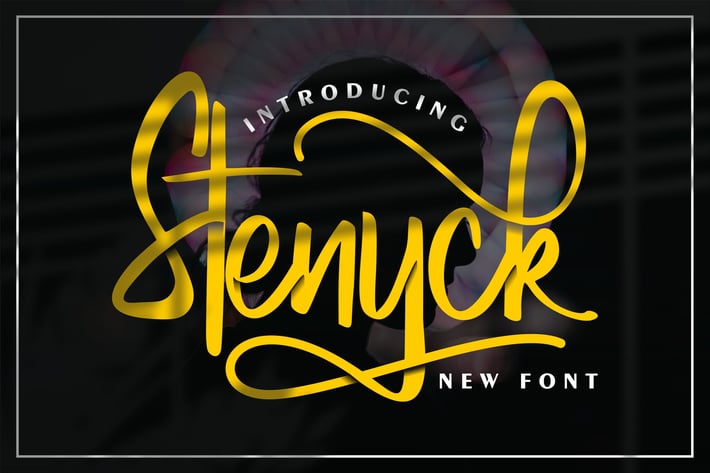 Stenyck | New Font