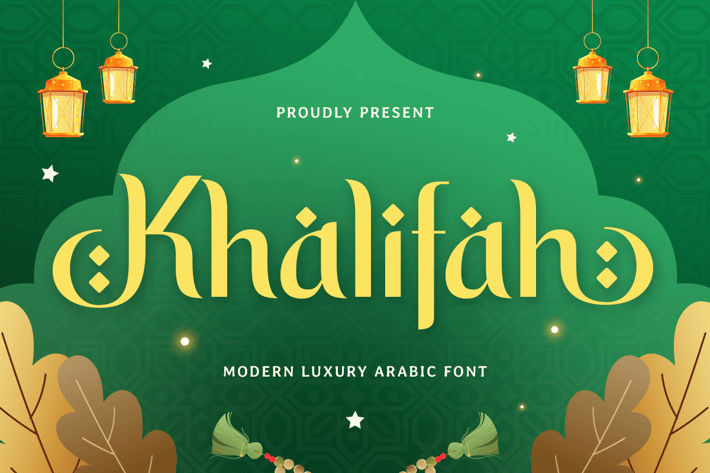 Khalifah - Modern Luxury Arabic Font