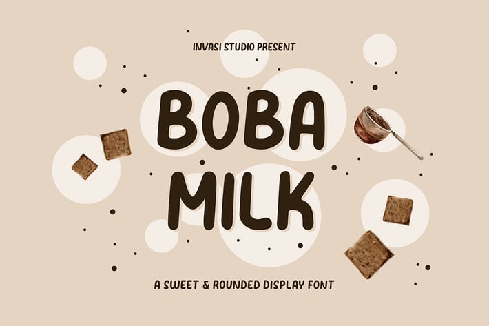 Boba Milk - Sweet & Rounded