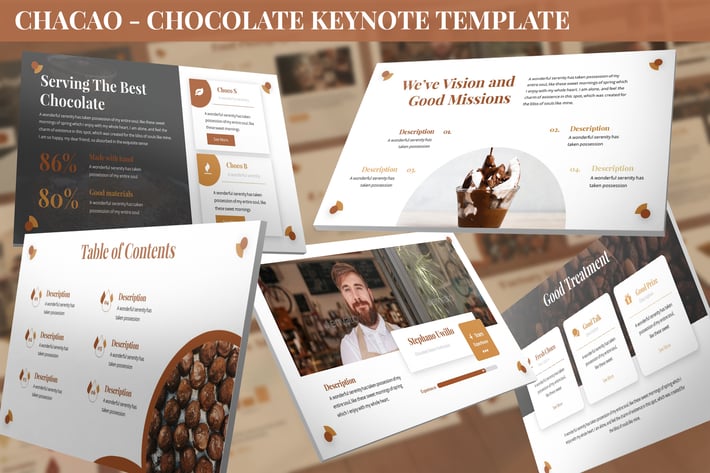 Chocao - Chocolate Keynote Template