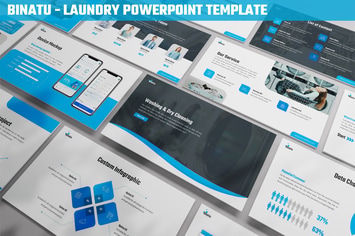 Binatu - Laundry Powerpoint Template