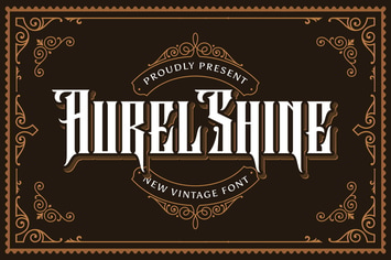 Aurel Shine - Blackletter Font