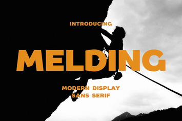 Melding - Modern Display Font