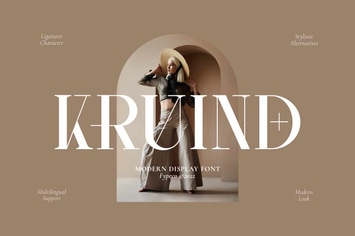 Modern Font Kruind 