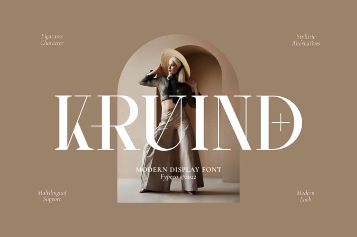 Modern Font Kruind 