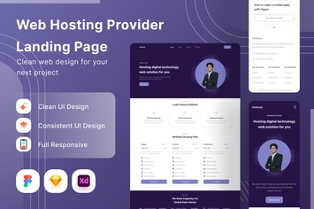 Web Hosting Landing Page