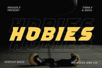 Hobies - Sport Display Font