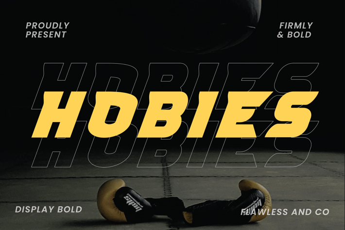 Hobies - Sport Display Font