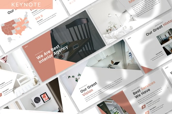 Lances - Art Deco Keynote Template