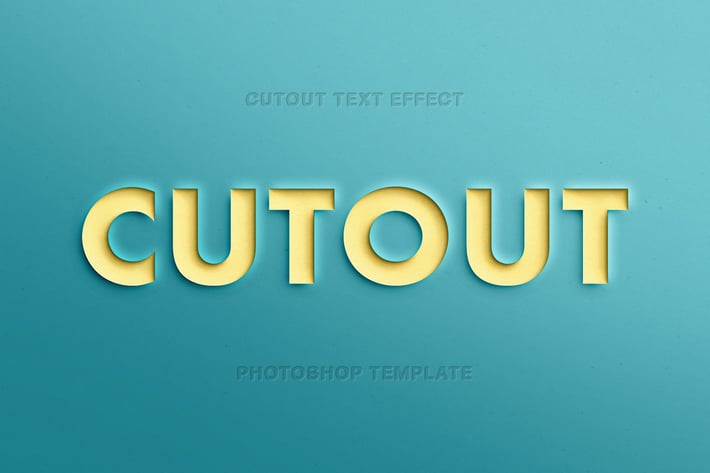 Papercut Text Effect